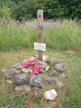 Memorial Cross for the German Paratrooper Dirk Knoffel