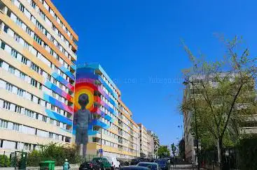 â€œGamin de Parisâ€- â€œEnter the Vortexâ€ fresque murale de Seth (Julien Malland)