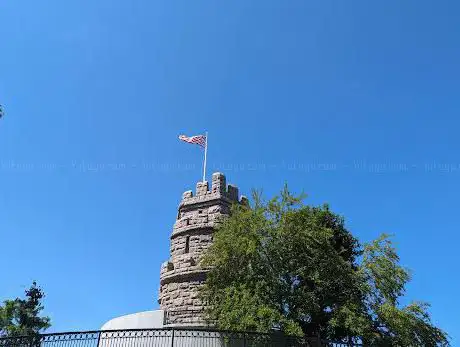 HMS Diana Mast Planting - First American Flag