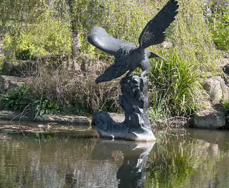 Japanese Eagle statue