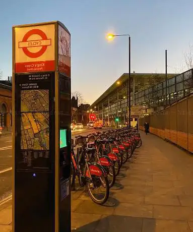 Santander Cycles: Pancras Road  King's Cross