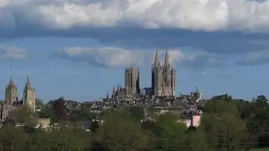 Blick auf Coutances