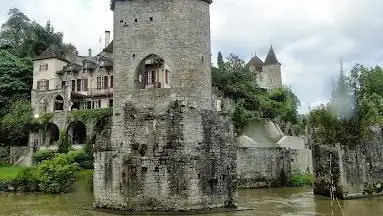 L'île de la Glère Ã  Sauveterre-de-Béarn