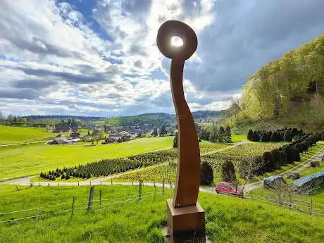 Der Wächter  Eisenskulptur von Reto Bärtsch