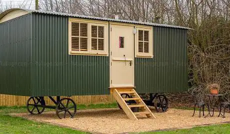 Fourwinds Leisure B&B  Shepherds Huts, Log Cabin,Campsite, Canoe Hire