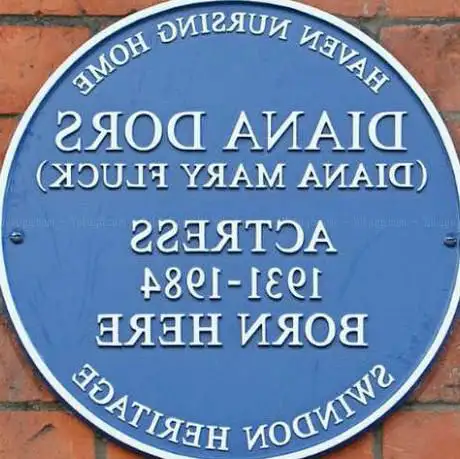 Diana Dors blue plaque