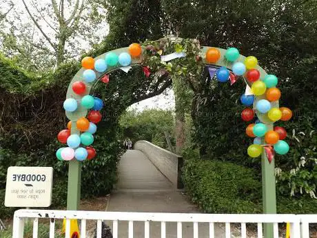 Archway leading to Biss Meadows & Town Park