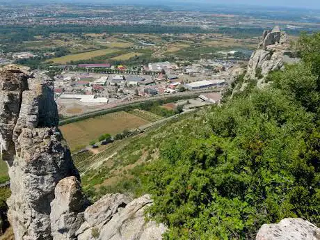 Vue du chateau de Crussol