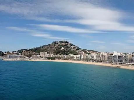 vista de la costa brava