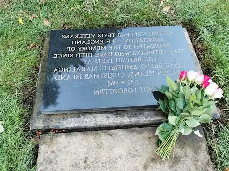 British Nuclear Test Veterans Association (BNTVA) Memorial Billingham