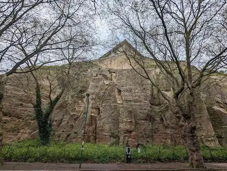 Cliff of Nottingham Castle