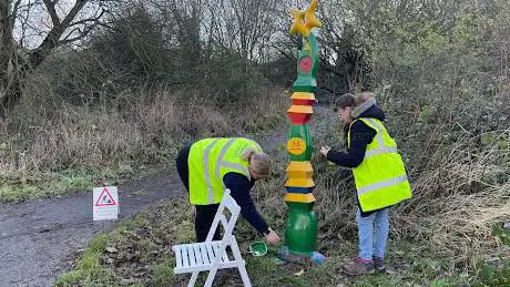 Millennium Milepost (Morrisons)