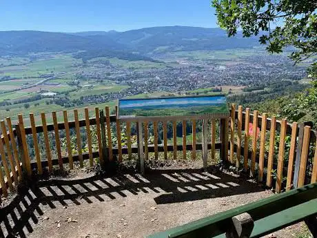 Tolles Panorama auf Delsberg