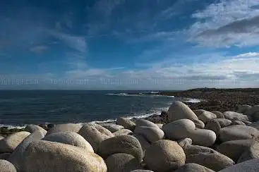 Plage de galets