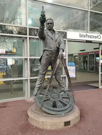 George Stephenson Statue Chesterfield Station