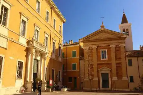 Piazza Annibale Olivieri - Pesaro - quartiere Centro Storico