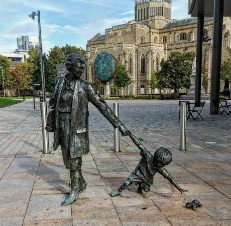 Grandmother & Child Sculpture