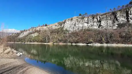 Area di sosta sulla ciclabile