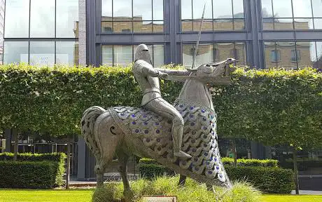 Knight sculpture