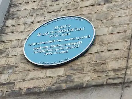 Blue Plaque: Cecil Jackson-Cole