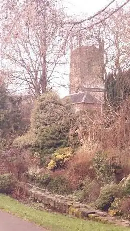 Leicester castle wall remains