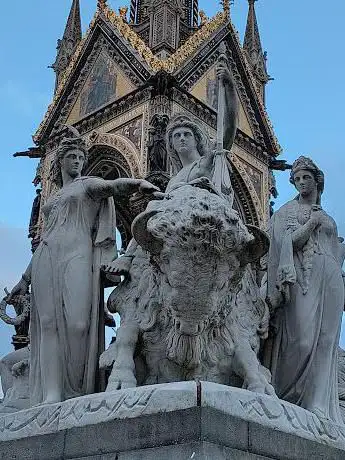 America Sculpture on the Albert Memorial