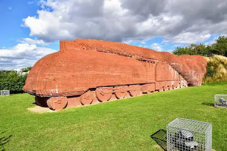 Darlington Brick Train Sculpture