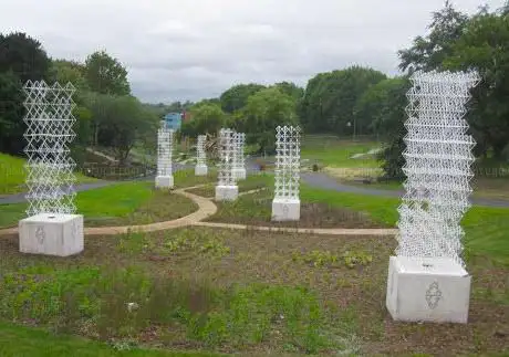 Winsford Salt Stacks (aka The Seven Sisters) art installation