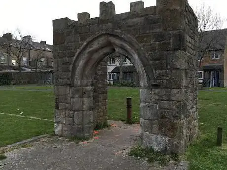 13th century doorway to Poulton Hall